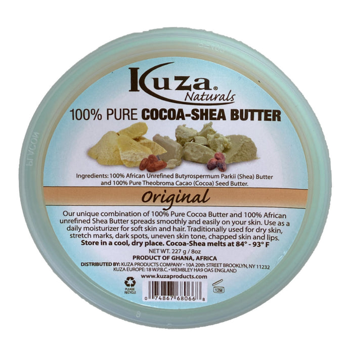 Kuza 100% Pure Cocoa-Shea Butter 8oz