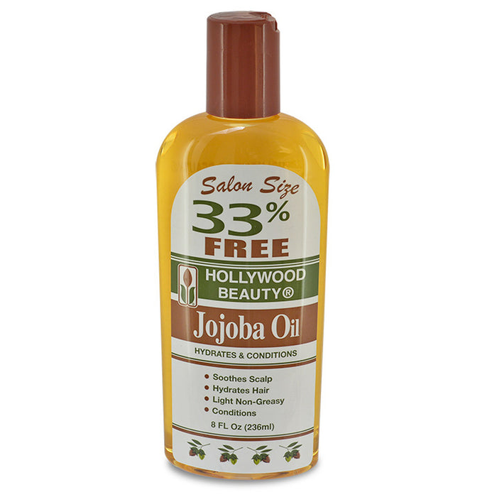 Hollywood Beauty Jojoba Oil Skin & Scalp Treatment 8 oz