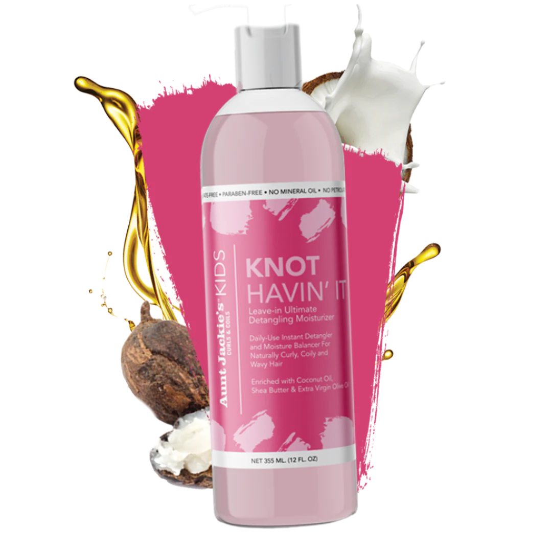 Aunt Jackie's Kids Curls & Coils Knot Havin' It Leave-In Ultimate Detangling Moisturizer 12oz