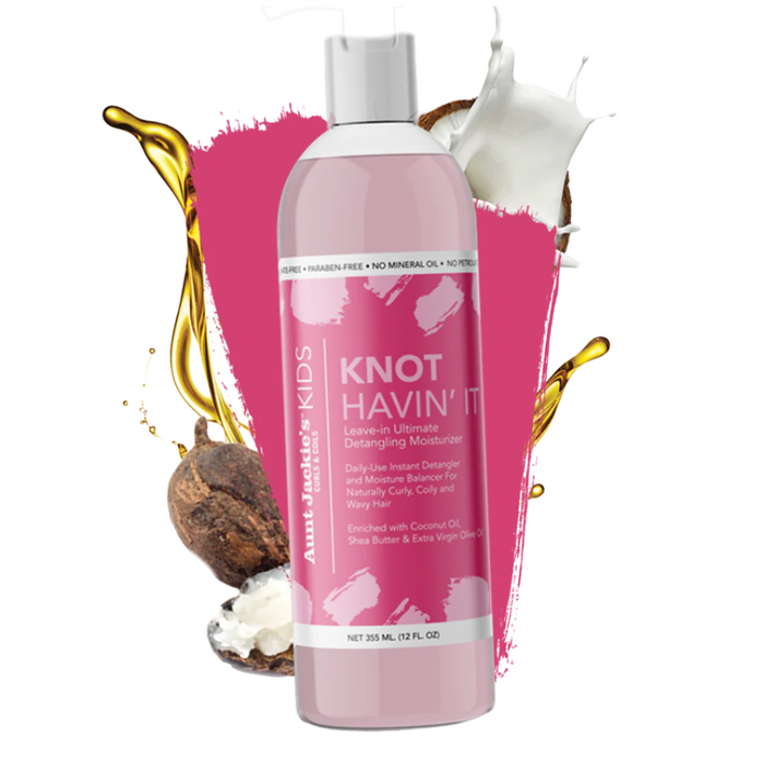 Aunt Jackie's Curls & Coils Girls Knot Havin' It! Leave-In Ultimate Detangling Moisturizer 12oz