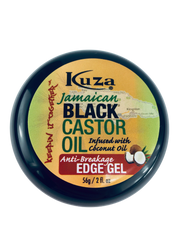 Kuza Jamaican Black Castor Oil Anti-breakage Edge Gel 2oz