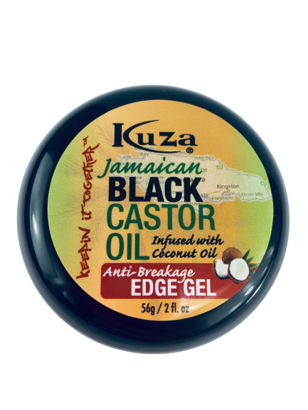 Kuza Jamaican Black Castor Oil Anti-breakage Edge Gel 2oz