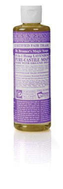 Dr. Bronner's 18-in-1 Hemp Lavender Pure-Castile Liquid Soap 8oz