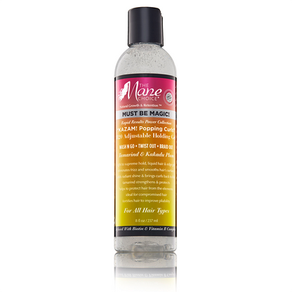 The Mane Choice Must Be Magic &quot;KAZAM! Popping Curls&quot; H2O Adjustable Holding Gel 8oz