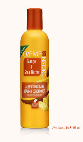 Creme of Nature Certified Natural Mango & Shea Butter Ultra-Moisturizing Leave-In Conditioner 8.45oz