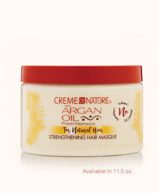 Creme Of Nature With Argan Oil Strengthening Hair Masque Curl Repairing Deep Treatment 11.5oz