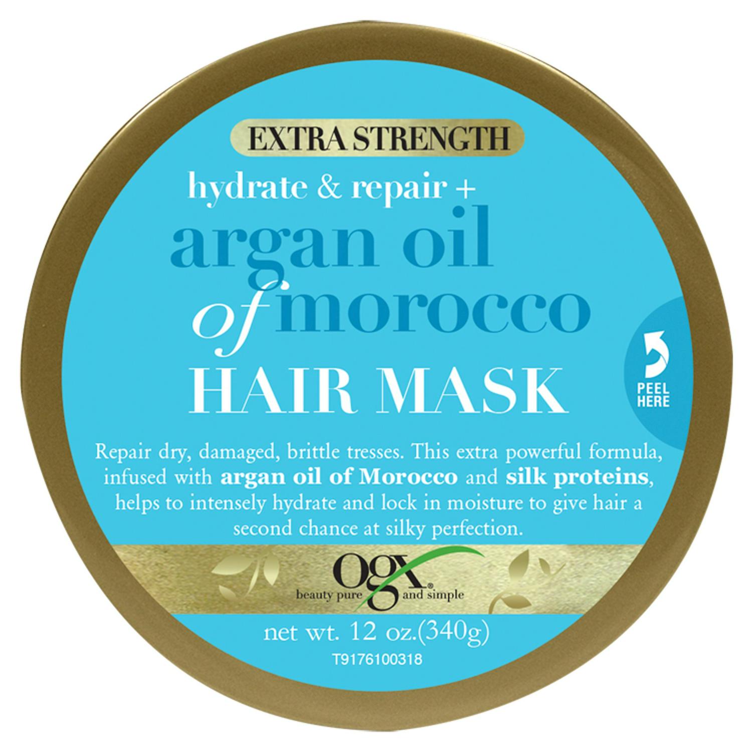 OGX Extra Strength Hydrate &amp; Revive + Argan Oil of Morocco Hair Mask 168g