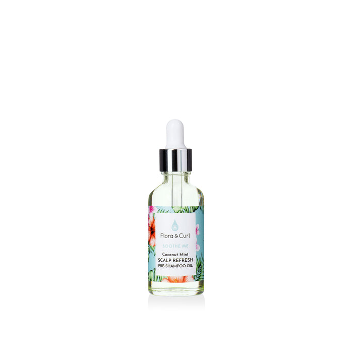 Flora & Curl Coconut Mint Scalp Refresh Pre-Shampoo Oil 50ml