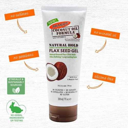 Palmer's Coconut Oil Natural Hold Flax Seed Gel 7oz