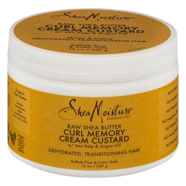 SheaMoisture Raw Shea Butter Curl Memory Cream Custard 12oz