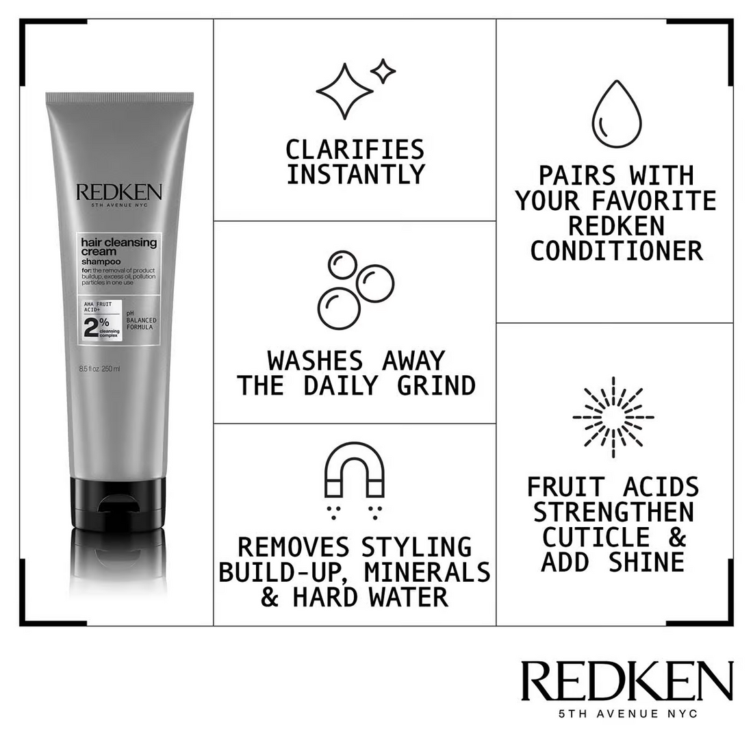 Redken Hair Cleansing Cream Shampoo 250ml