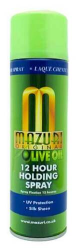 Mazuri Olive Oil 12 Hour Firm Holding Spray UV Protection, 500ml