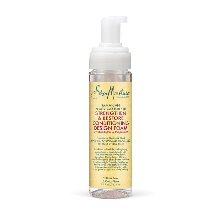 SheaMoisture JAMAICAN BLACK CASTOR OIL STRENGTHEN & RESTORE CONDITIONING DESIGN FOAM