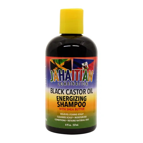 Jahaitian Black Castor Oil Energizing Shampoo with Shea Butter - 8oz