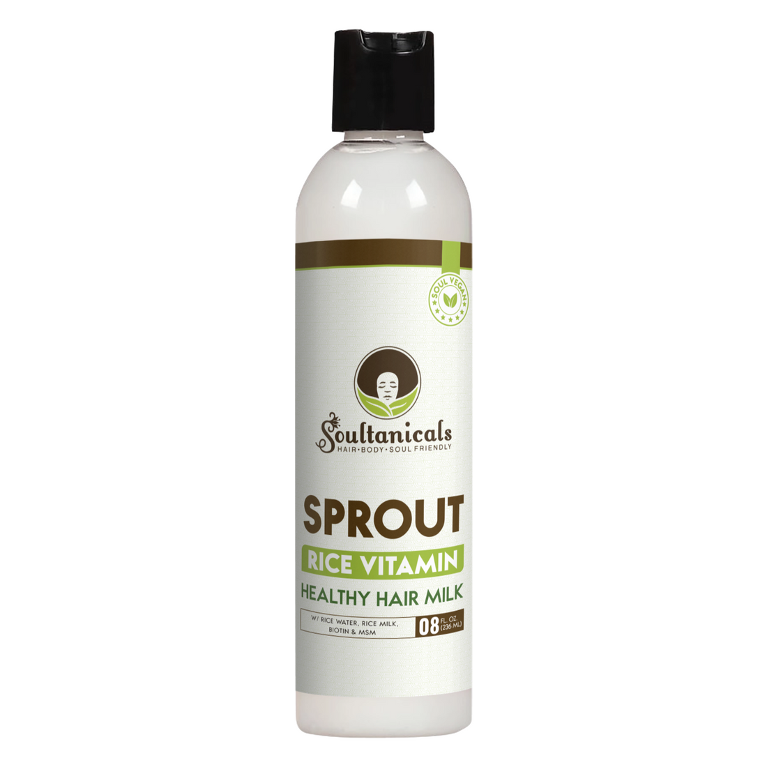 Soultanicals Sprout Rice Vitamin Healthy Hair Milk 8oz