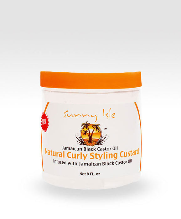 Sunny Isle Jamaican Black Castor Oil Curly Styling Custard 8oz
