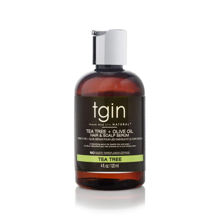 TGIN Tea Tree + Olive Oil Detoxifying Hair And Body Serum 4oz