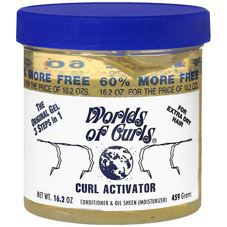 Worlds Of Curls Curl Activator Conditioner & Oil Sheen Gel 400ml