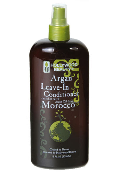 Hollywood Beauty Moroccan Argan Oil Leave in Conditioner 12oz